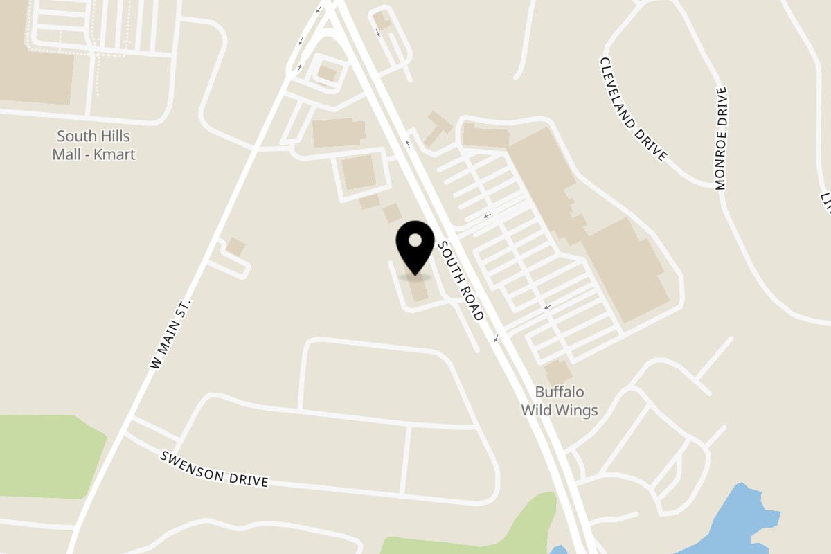 Map showing the location of 845 Halal Wappingers Falls on 1817 South Rd in Wappingers Falls